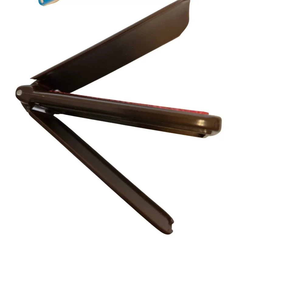 Vintage Neat and Trim 3-Way Folding Travel Grooming Kit Brush Mirror Shoehorn